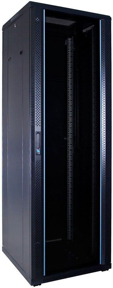 37U Patchkast met glazen deur 600x600x1800mm (BxDxH) - Geen categorie