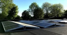 Blubase Connect oost-west montagesysteem voor zonnepanelen op platte daken