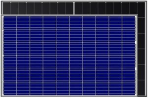 Een ouder zonnepaneel vergeleken met modern zonnepaneel